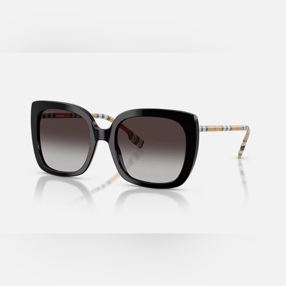 Burberry CAROLL BE4323 3853/8G Womens Sunglasses Black - Grey Gradient